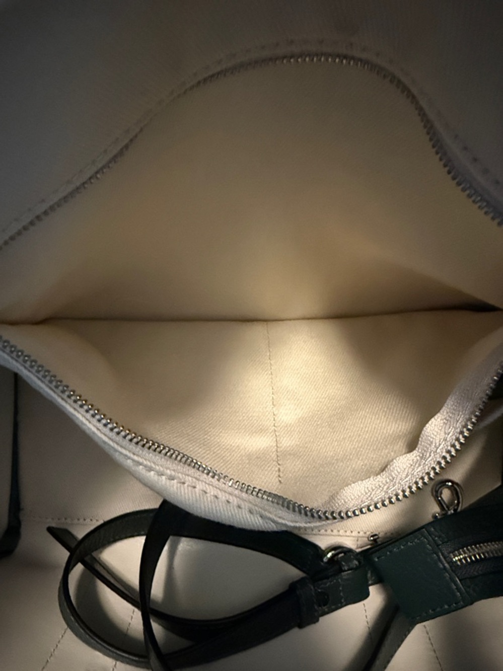 Marc Jacobs Dark Green Pebbled Leather The ToteBag with Scarf Accent - Picture 8 of 17
